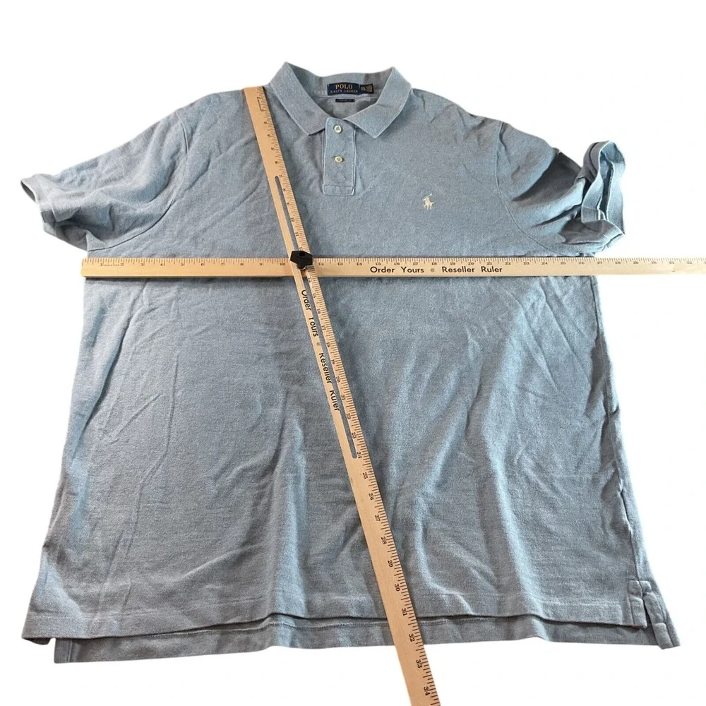 Polo Ralph Lauren Polo Shirt Classic Fit Light Blue XXL Short sleeve  pony‎ logo